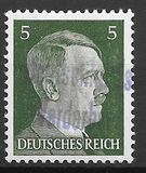 [German Empire Stamps Handstamped "Deutschlands Verderber" in Violet, type B5]