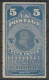 [Benjamin Franklin, 1706-1790 and George Washington, 1732-1799 - Bluish Paper, type B]