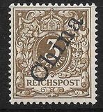 [German Empire Postage Stamps Overprinted "China" in 58 Degree Angle, Typ B]