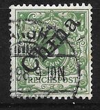[German Empire Postage Stamps Overprinted "China" in 45 Degree Angle, type A1]
