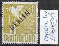 [BERLIN in Black Overprint on "Allied Occupation Zone" Stamps, type A16]
