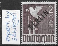 [BERLIN in Black Overprint on "Allied Occupation Zone" Stamps, type A17]