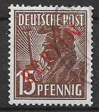 [BERLIN in Red Overprint on "Allied Occupation Zone" Stamps, type B4]