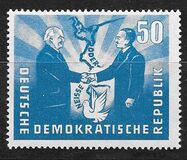 [Oder-Neisse Line - Treaty Between Poland & East Germany, տեսակ AJ1]