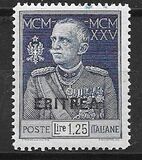 [The 25th Anniversary of the Reign of King Victor Emmanuel III - Italian Postage Stamps Overprinted "ERITREA", Tipi AA4]
