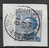 [Italy Postage Stamps Overprinted "Salonicco" or "SALONICCO" and Surcharged New Value - Salonica Issue, tyyppi L3]