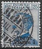[Italy Postage Stamps Overprinted "Smirne" or SMIRNE" and Surcharged New Value - Smyrna Issue, type M3]