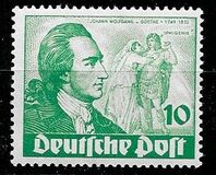 [The 200th Anniversary of the Birth of Johann Wolfgang von Goethe - Poet, tegund Q]