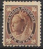[Queen Victoria - Maple Leaf in Corners, loại P5]