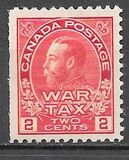[King George V in Admiral Uniform Overprinted "War Tax", type AL1]