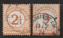 [Definitives - Stamps of 1872 Overprinted, 类型 E]