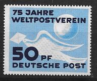 [The 75th Anniversary of the Universal Postal Union, Tipi A]