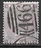 [Queen Victoria - Small White Control Letters in Corners, Tipe M]