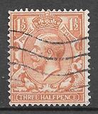 [Re Giorgio V - Filigrana: Semplice corona, GvR - Incisione: John Harrison - Stampatore: Waterlow & Sons ltd, Scrivi BX8]
