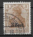 [German Empire Postage Stamps Surcharged, Tip A]