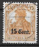 [German Empire Postage Stamps Surcharged, Tip A4]