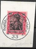 [German Empire Postage Stamps Surcharged, Tip A9]