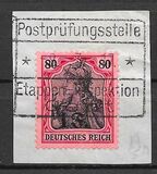 [German Empire Postage Stamps Surcharged, Tip A9]
