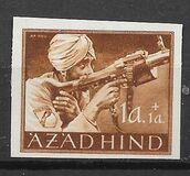 [Azad Hind Stamps - not issued, type A]