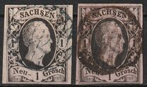 [King Friedrich August II - Colored Paper, type C1]