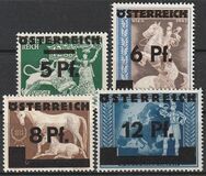 [German Empire Postage Stamps Overprinted "ÖSTEREICH" & Surcharged, typ HO]