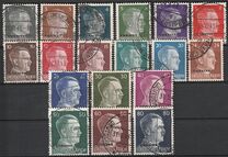 [German Empire Postage Stamps Overprinted "UKRAINE", type A]