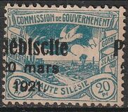 [No. 16-26 Overprinted "Plébiscite 20 mars 1921.", Tipi E2]