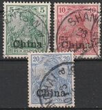 [German Empire Postage Stamps Overprinted, type F1]