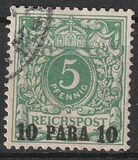 [German Empire Postage Stamps Surcharged, Tip B]
