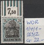 [German Empire Postage Stamps Overprinted "PLÉBISCITE - OLSZTYN / ALLENSTEIN", type A8]