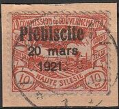[No. 16-26 Overprinted "Plébiscite 20 mars 1921.", Tipi E]