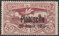 [No. 16-26 Overprinted "Plébiscite 20 mars 1921.", Tipi E9]