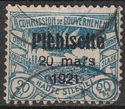[No. 16-26 Overprinted "Plébiscite 20 mars 1921.", Tipi E2]