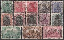 [German Empire Postage Stamps Overprinted "SAARGEBIET", 類型 F]