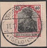[German Empire Postage Stamps Surcharged, type A7]