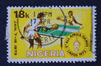 [The 2nd All-African Games, Lagos, type HJ]