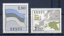 [Estonian Flag and Map, type BV]