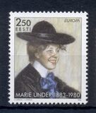 [EUROPA STAMPS - Famous Women - Marie Under, type EU]