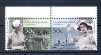 [The 50th Anniversary of the Royal Tour to Australia - Visit of Queen Elizabeth II to Cocos Island, type PA]