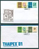 [National Stamp Exhibition "Thaipex '81" - Thailand - Stamps on Stamps, tegund ABQ]