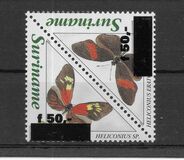 [Butterflies Stamps of 1994 Surcharged, Tipi BJI1]