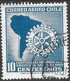 [Airmail - Rotary International South American Regional Conference, Santiago, प्रकार MI]