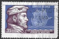 [450 Aniversario del descubrimiento del estrecho de Magallanes., tipo SY]