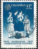 [Airmail - The 30th Anniversary of Colombian Boy Scouts and 25th Anniversary of Colombian Girl Scouts, ประเภท ACT1]