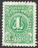[Coat of Arms and Figures - Imprint: Lit. J.L. Arango Medellin. Col., tip FP1]