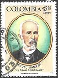 [Airmail - The 150th Anniversary of the Birth of Miguel Samper, 1825-1899, 類型 AMW]