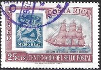 [Airmail - The 100th Anniversary of Costa Rican Stamps, Вид LR]