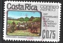 [Airmail - The 150th Anniversary of Annexation of Nicoya, 類型 UR]