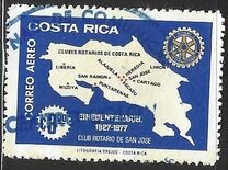 [Airmail - The 50th Anniversary of Rotary Club, San Jose, タイプ WP]