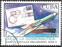 [Cosmonautics Day - Rocket Post, type ESF]